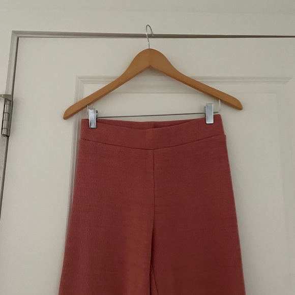 White Fox Boutique Unconditional Knit Flare Pants Terracotta - Picture 6 of 7